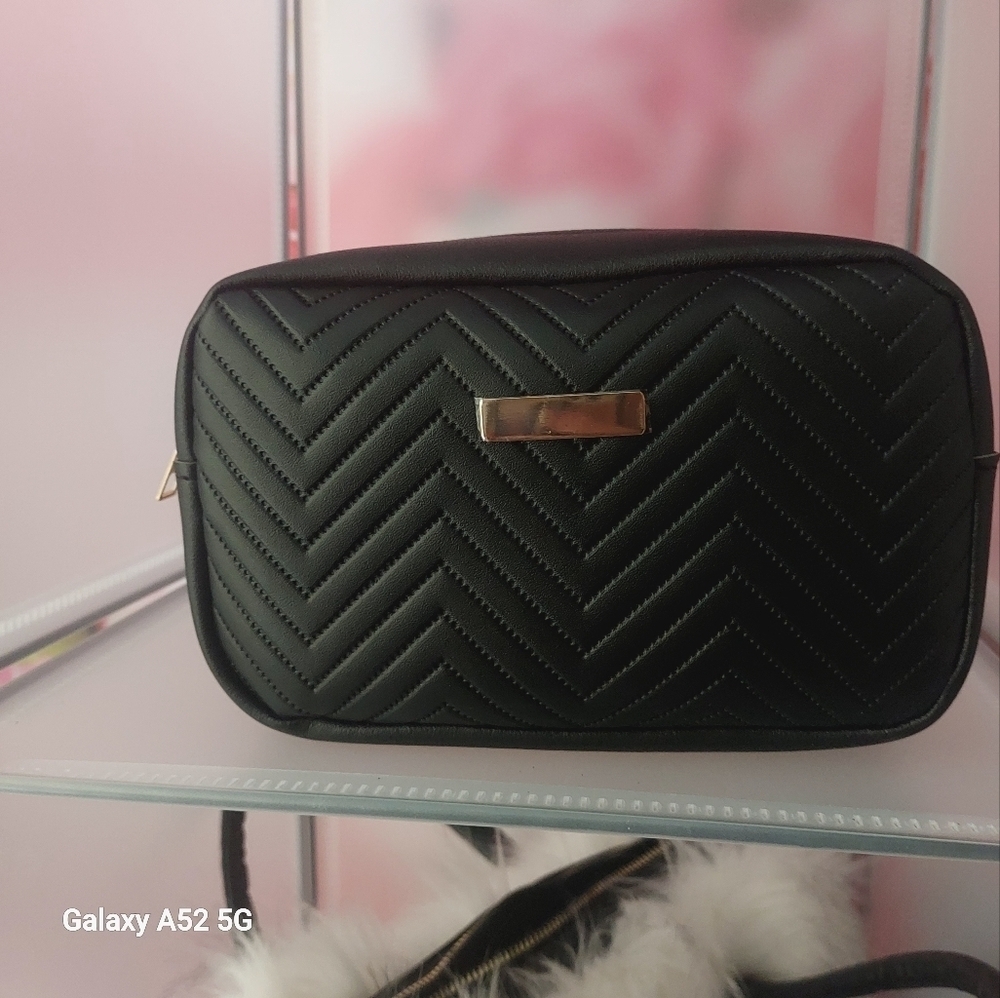 Black Quilted Women's Bag